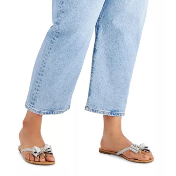 INC International Concepts Shoes - I.N.C. International Concepts | Women's Rhinestone Bow Flat Sandal